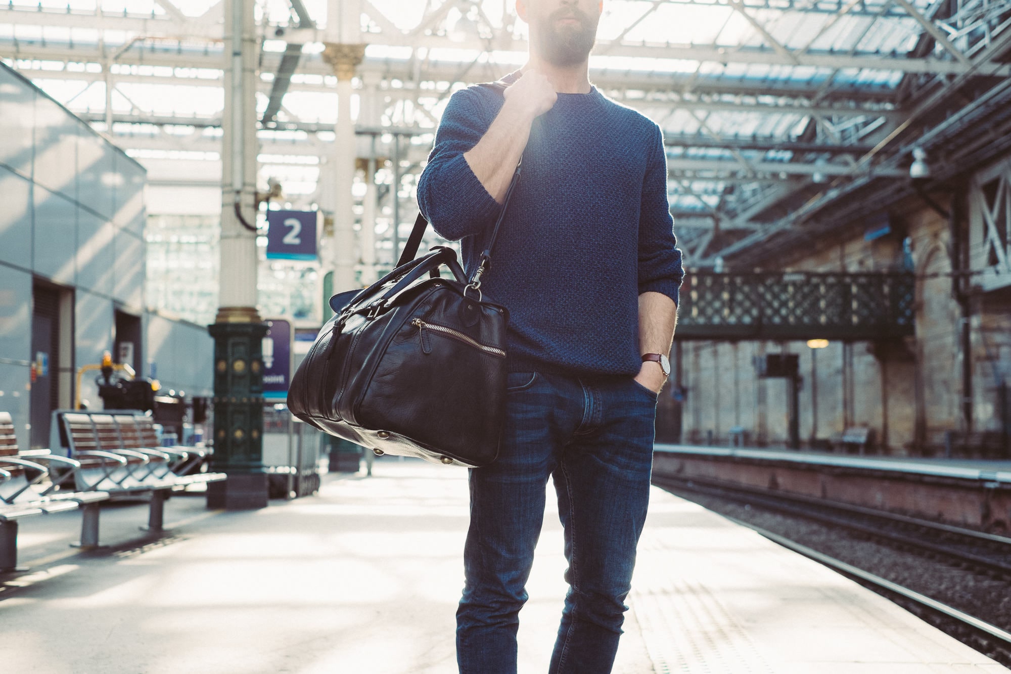 Duffel Bags Classic Nylon Cloth Travel Bag Men'S Large