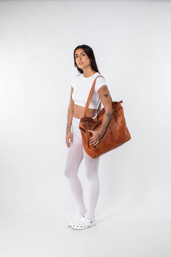 Contrast vintage embossed check versatile large capacity shopping tote bag  stylish simple ladies one-shoulder tote bag