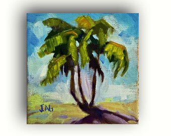 Mini palmera: Paisaje costero de California (4x4)