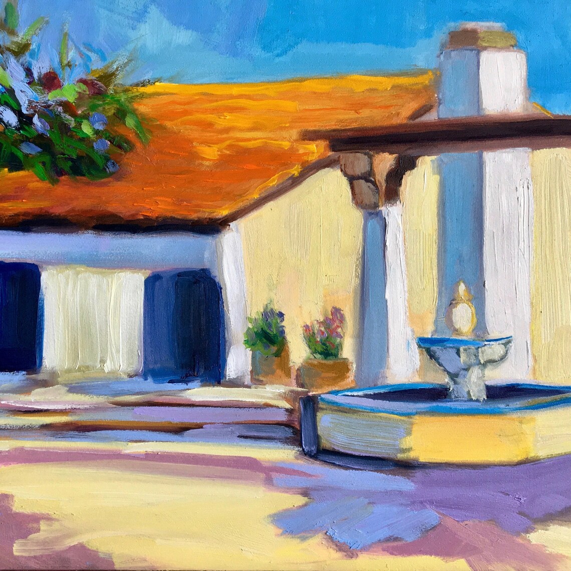 Old Town San Diego Original Plein Air Oil Painting | Etsy