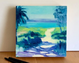 Impressionist Landscape Painting: Batiquitos Lagoon, Carlsbad California
