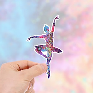 Ballerina Waterproof Vinyl Sticker - Stickers - Fun Stickers - We Can Dance Stickers  - cute stickers - thank you stickers - Ballet  Item522