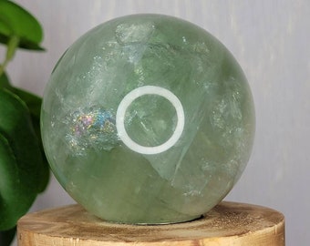 Sphère de fluorite vert clair (FLS15)