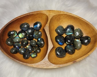 Coeur de labradorite aléatoire ~ Choisissez une taille !