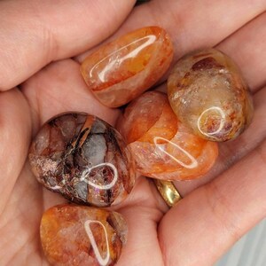 Fire Quartz Tumbles Bild 6