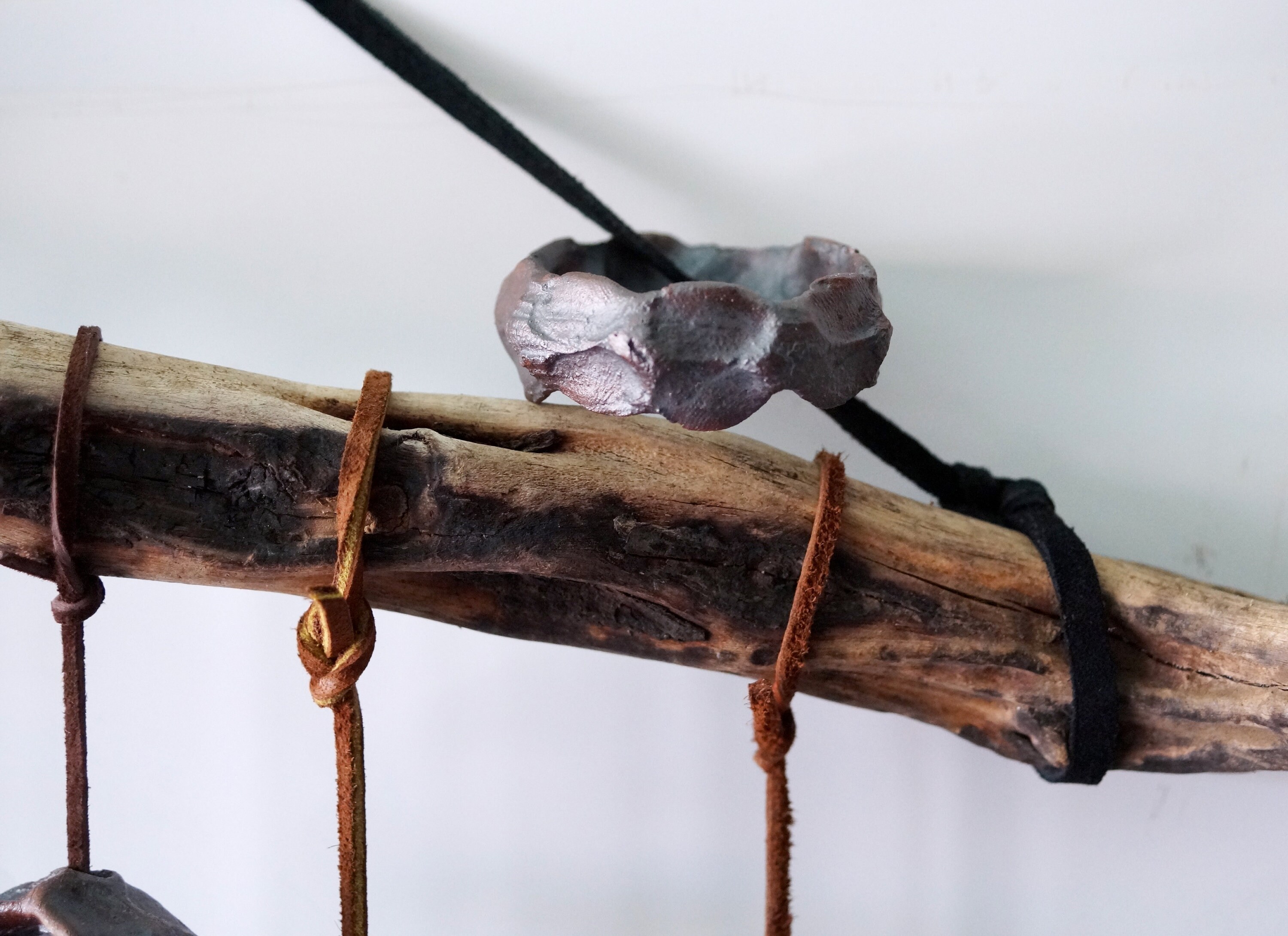 Handgefertigter Keramik Wandbehang Metallic Effekt Windspiel | Etsy