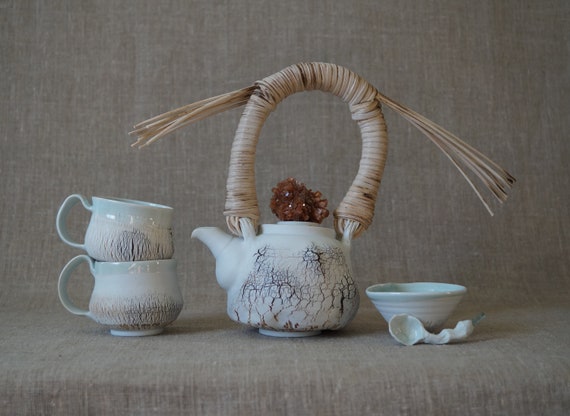 Small 12oz Handmade Organic Shaped Ceramic Teapot Wheel thrown stoneware teapot. Small 12oz Handmade Organic Shaped Ceramic Teapot Wheel thrown stoneware teapot.