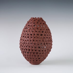 Handmade Ceramic Decorative Vase, Porcelain, Matt Finish, Contemporary Home Decor
