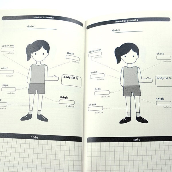 Fitness Journal for Traveler's Notebook