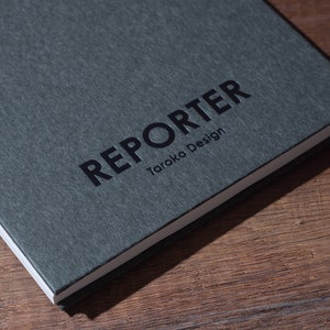 Taroko Reporter Black Edition - A5 Sanzen Tomoe River Paper Notebook Wirebound