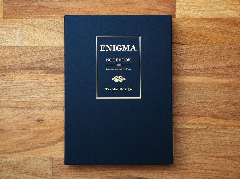 Enigma A5 Cuaderno de 384 páginas con papel Tomoe River para pluma estilográfica imagen 2