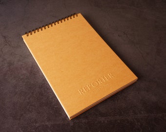 Taroko Reporter - A5 Tomoe River Paper Notebook Wirebound