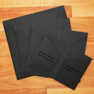Black Washable Kraft Folder for Midori Traveler's Notebook