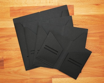 Black Washable Kraft Folder for Midori Traveler's Notebook