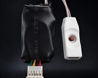 Pacco batterie LED – Modulo di alimentazione di ricambio per abbigliamento luminoso (piccolo)