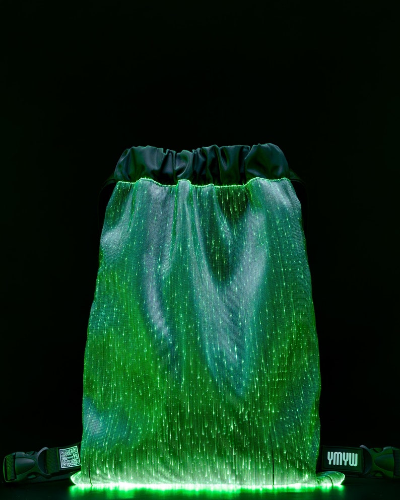 LED Light Up Backpack Burning Man Outfit Burning Man Costumes Mens Rave Outfit Rave Set Music Festival Outfit Rave Festival Set