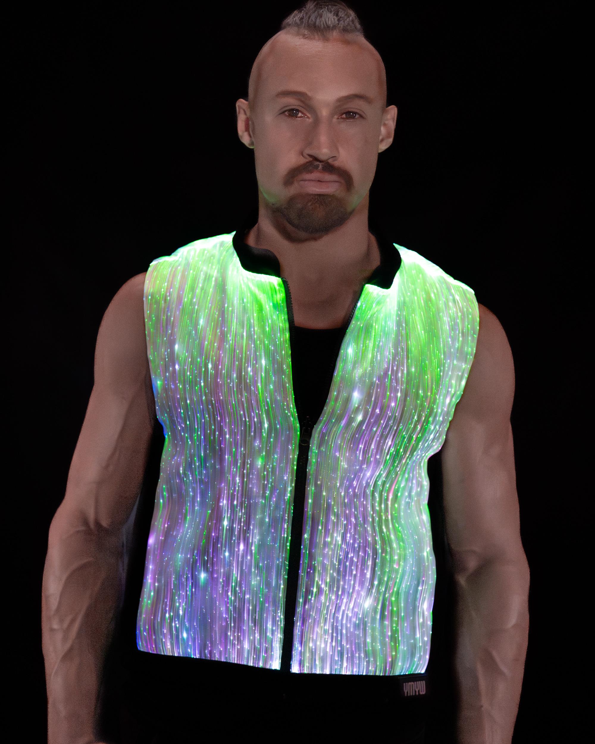 Lucky Rave LUCKY STAR Led Vest Mens Rave Outfit Burning Man Outfit Edc Gear EDC ...