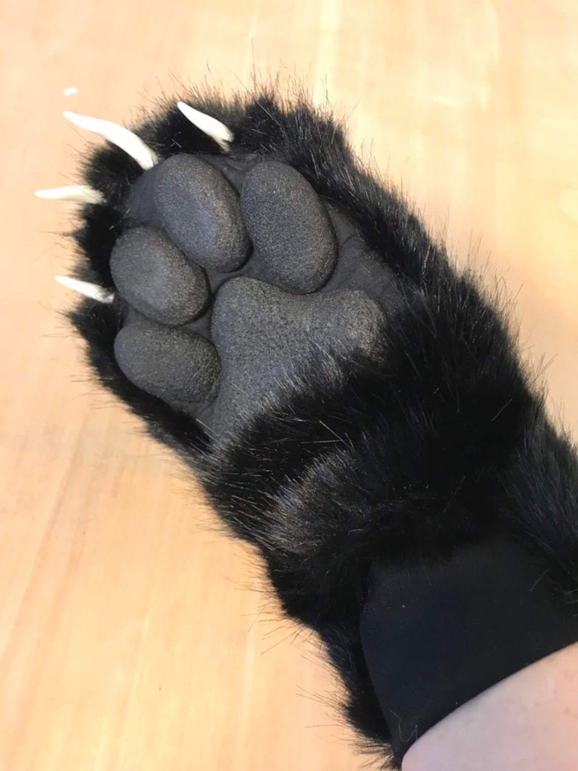 Wolf Paw Costume Gloves fake fur realistic animal costume Etsy