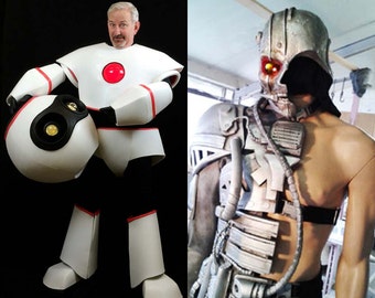 Robot Cosplay Volwassen Kostuum Masker Uw ontwerp OP MAAT