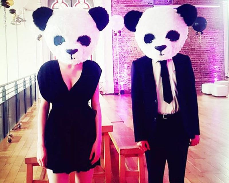 Panda Mask Head Adult Size Fake Fur Men Women READY to SHIP - Etsy
