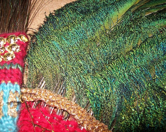 Coiffe de plumes azt que de Montezuma Mexicaine penacho Coiffe de plumes azt que de Montezuma Mexicaine penacho
