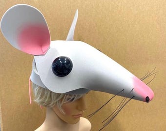 Mouse Mask Pattern: DIY Felt or EVA Foam Headpiece (Digital Download) by Tentacle Studio