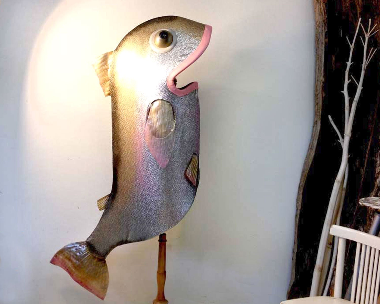 Fish Costume With Holographic Skin Fabric ADULT SIZE Animal Friendly Mascot  Outfit for Women Men Handmade by Tentacle Studio -  Canada