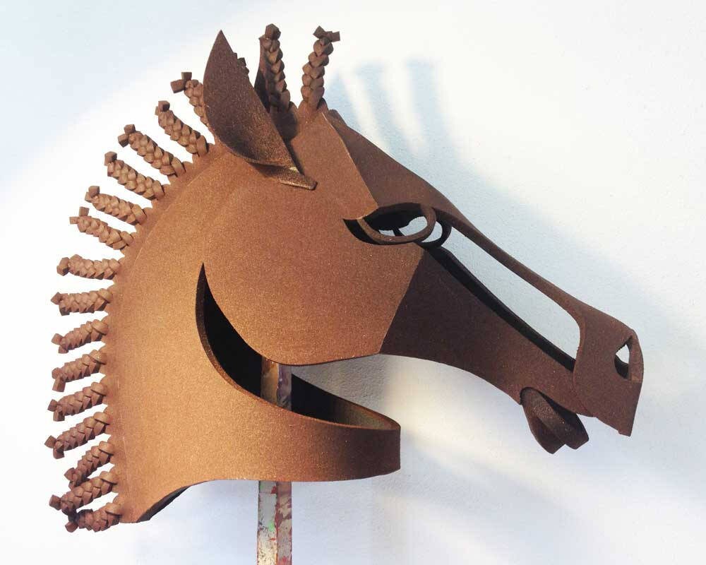 Horse Head Mask Suit