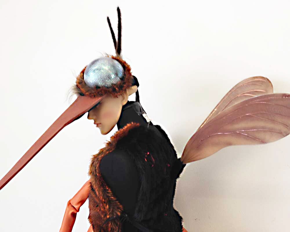 Mosquito Insect Halloween Costume for Adult Men Women. Luxury Party