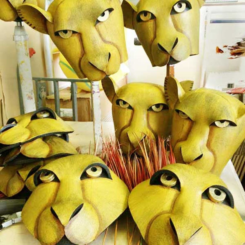 Lion King Mask Headdress Hat Sarabi Nala Sarafina Child - Etsy UK