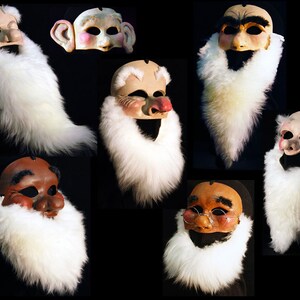 Dwarf Mask. Sneezy Masquerade Mask. Snow White, Seven Dwarves Half Mask ...