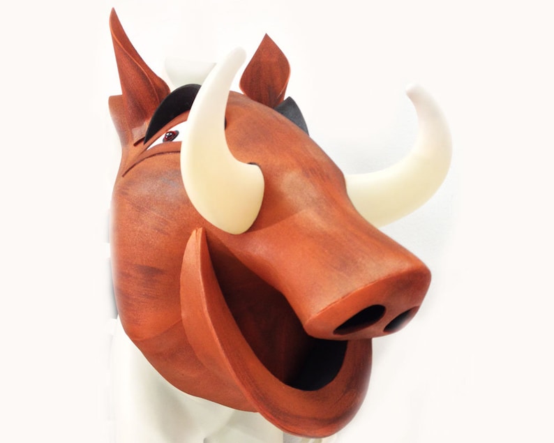 Pumba Pumbaa Lion King costume mask head, Kids Adult sizes HEAD ONLY, Warthog hippo theatre hat Handmade Tentacle Studio. image 4