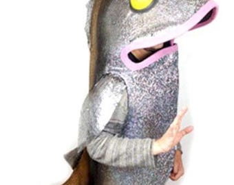 Fish costume Pattern A4 template for adults DIY EVA Foam and fabric Digital Download Printable Adult size Designed by Tentacle Studio.