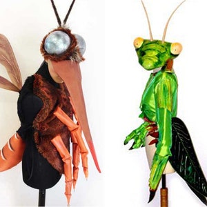 Mosquito and Mantis Couples Costume: Adult Insect Halloween Costumes Bug outfits for men and women