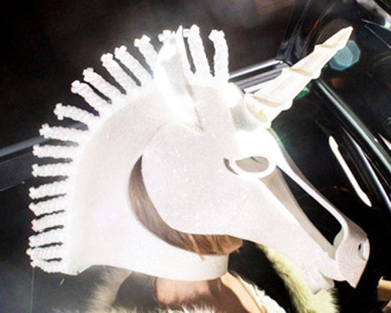 Licorne Headdress Mask Costume Masque masqué adulte AMAZING  Etsy