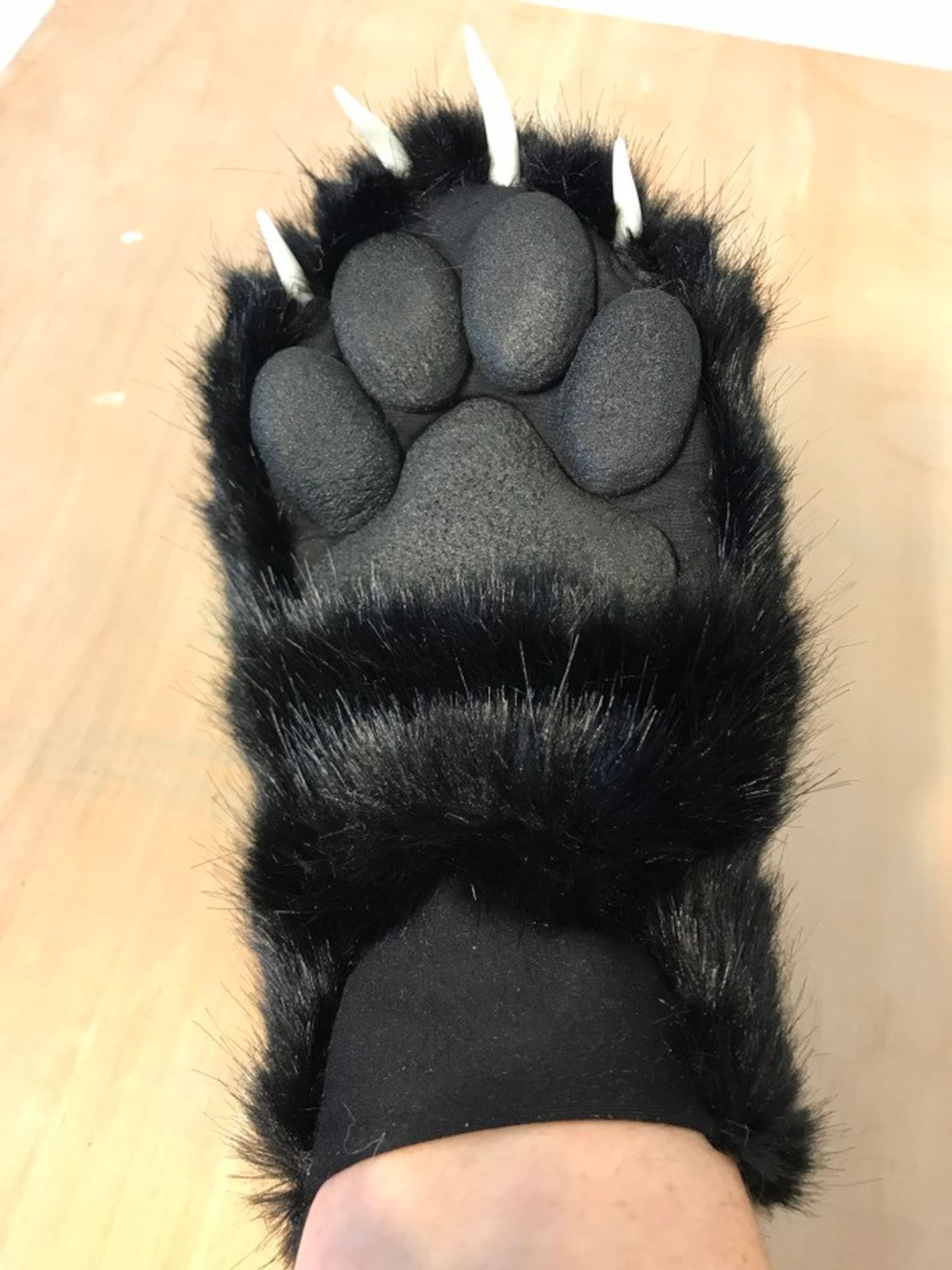 Wolf Paw Costume Gloves fake fur realistic animal costume Etsy