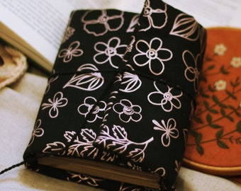 Daisy Black Journal, Elegant Bloemennotitieboek, Plantendagboek