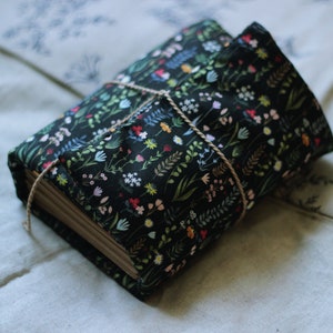 Quaderno di fiori selvatici, diario romantico, diario di viaggio, libro di fiori, taccuino di schizzi di scrittura floreale, stile vintage, piante, erbario della foresta, A6