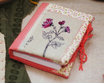 Pink Cute Journal, Chamomile Diary in Dots