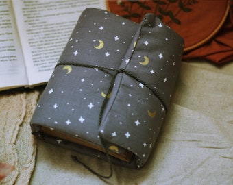 A6 Space Notebook, Stars Diary, Starry Sky , Old Paper, Galaxy Book, Art Journal, astronomy writing journal, travel book