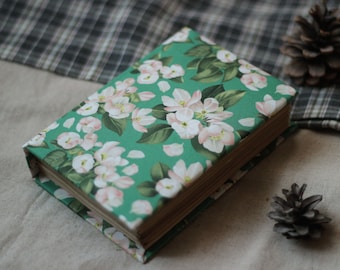 Wildflowers Notebook, Flowers Journal, Handmade Diary, Travel Book ,Floral Notebooks, Cute Style, Small flowers, Petals of Sakura