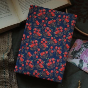 Tulips Personalized Notebook, Vintage Style Sketchbook, Cute Botanical Diary, Girl Romantic Flowers Journal, Custom Notepad, Monogram