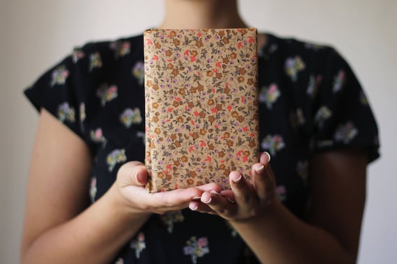 Floral Notebook,  Devotional Garden  Journal, Prayer Diary, Botany Journal, Thick Notebook, Memory Lined Journal, Art Sketchbook
