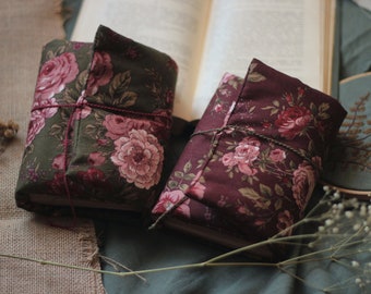 Roses Journal, Dark Vintage Flowers, Gift For Her, Romantic  Big Roses