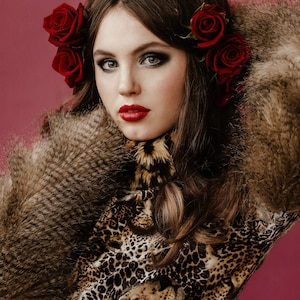Leopard faux fur coat cheap australia