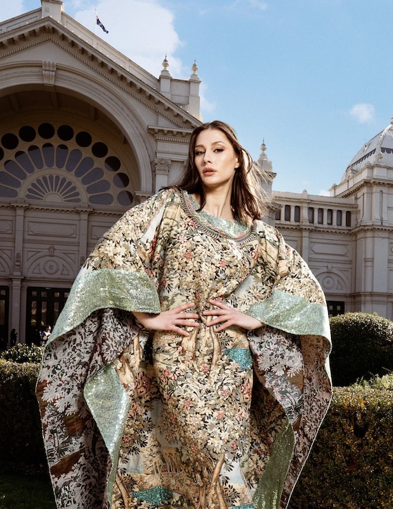 green emerald velvet dress Tadashi Shoji BRX22077MD