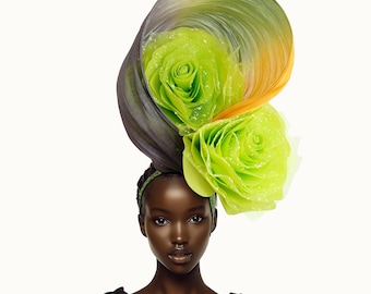Gregory Ladner rose fascinator hat for horse races Royal Ascot Melbourne Cup Our favorite fascinators just arrived from Australia and we  main image 4