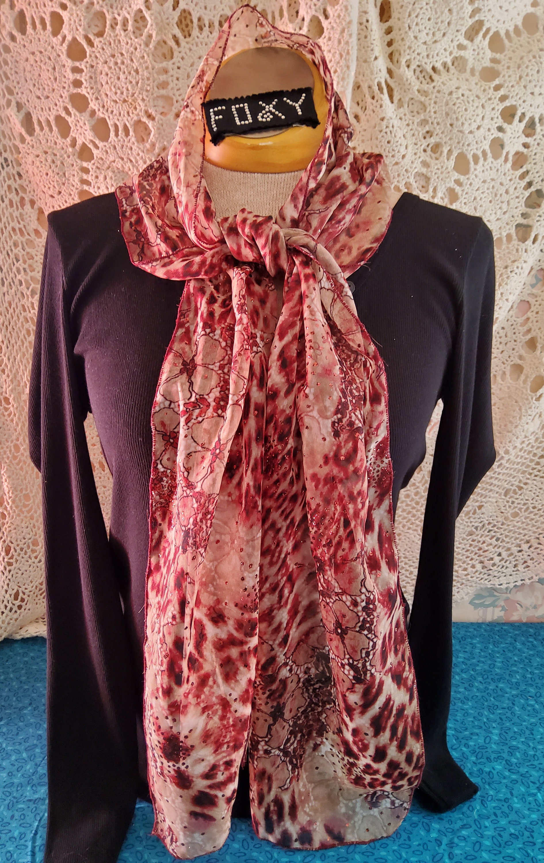 Stylish Neck Scarf in Beautiful Maroon 