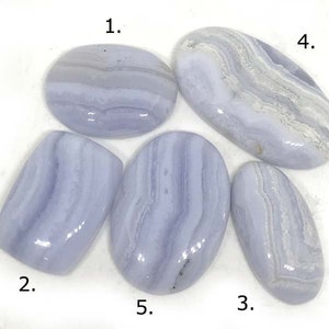 Blauwe kanten agaat cabochon edelsteen + AAA+, maat 24-35 mm, groothandel losse cabochon, enkel stuk