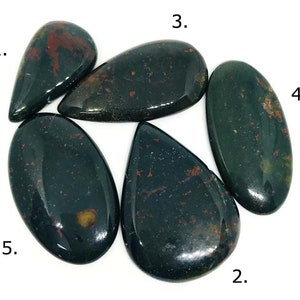 Bloedsteen cabochon edelsteen + AAA+, maat 30-40 mm, groothandel losse cabochon, enkel stuk